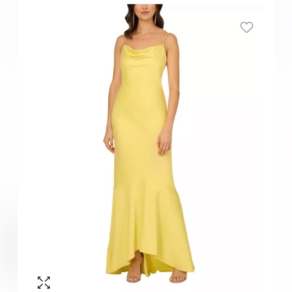Liv Foster Sleeveless Satin Gown (Size 10) - Picture 2 of 12